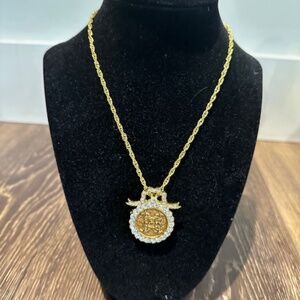 Daughters of the American Revolution Pin on Chain